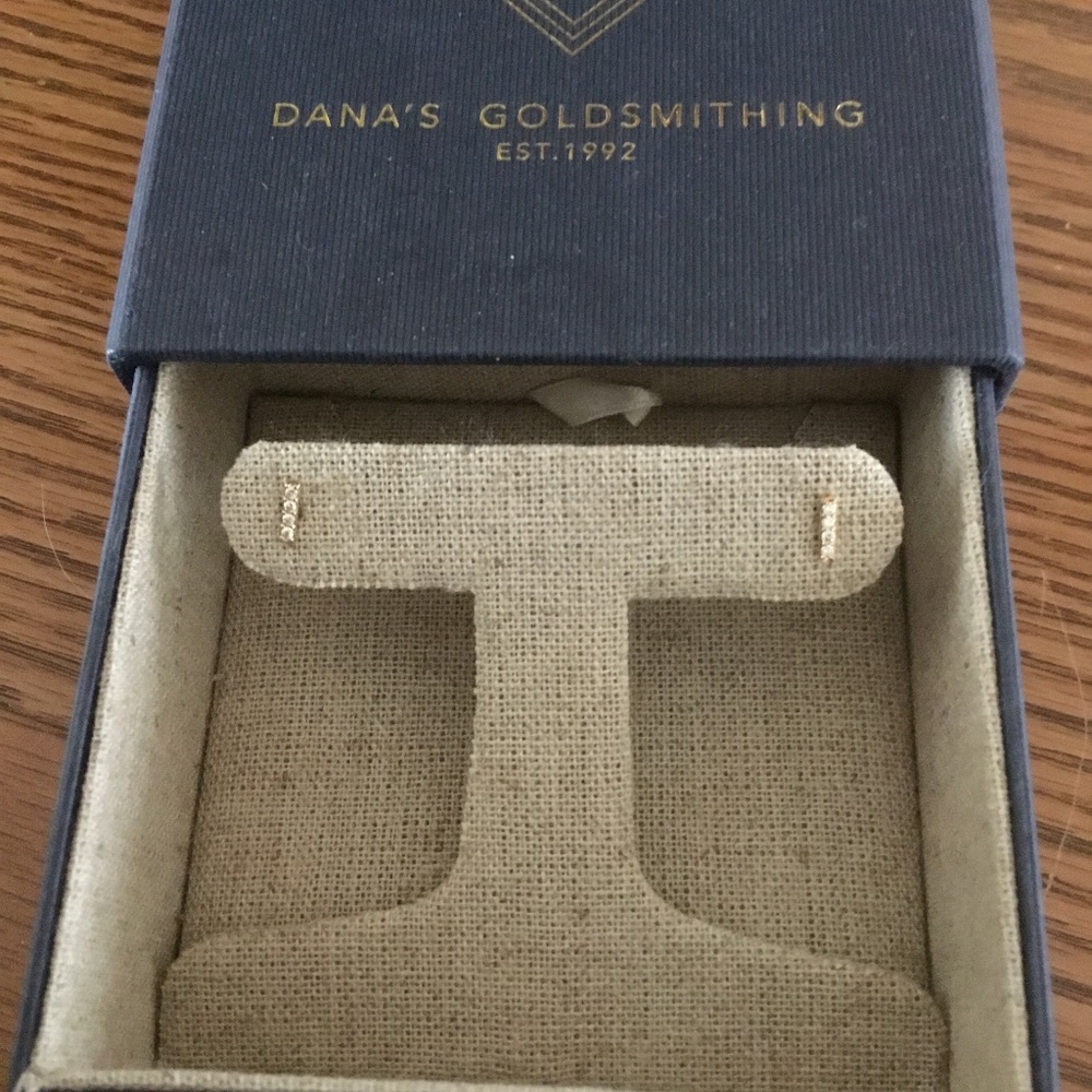 New Diamond Bar Earrings